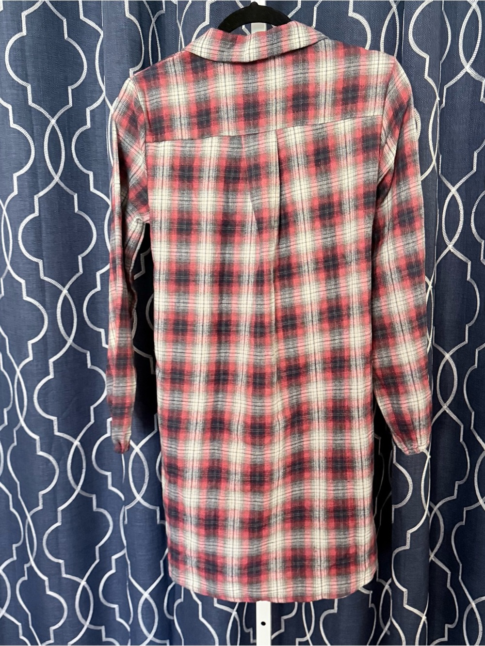Halara Flannel Shirt Dress Size XS NWT C7 - Picture 2 of 4